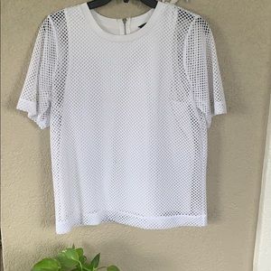 White banana republic blouse